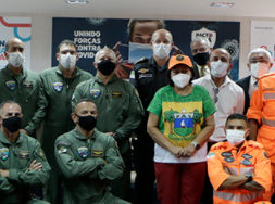 equipe de bombeiros no rio grande do norte que apoiou o estado da bahia