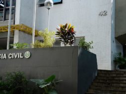 Fachada da Secretaria de Estado da Polícia Civil, no centro do Rio de Janeiro