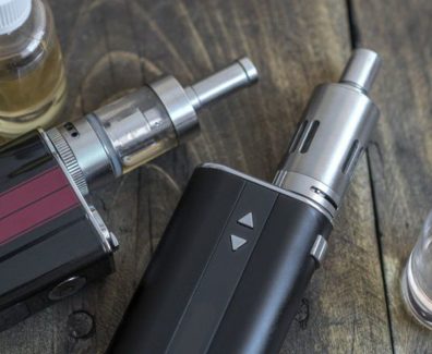 Advanced personal vaporizer or e-cigarette, from above