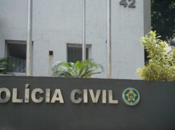 Fachada da Secretaria de Estado da Polícia Civil, no centro do Rio de Janeiro