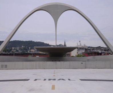 Sambódromo da Marquês de Sapucaí vazio