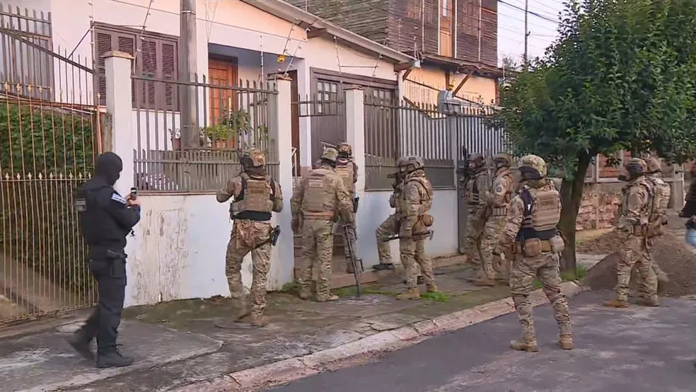32 pessoas foram presos em operação policial no sul do Brasil
