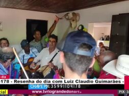 Resenha do dia com Luiz Claudio – Almoço de chegada dia dos Santos Reis na casa do Sr. Vitor Correia