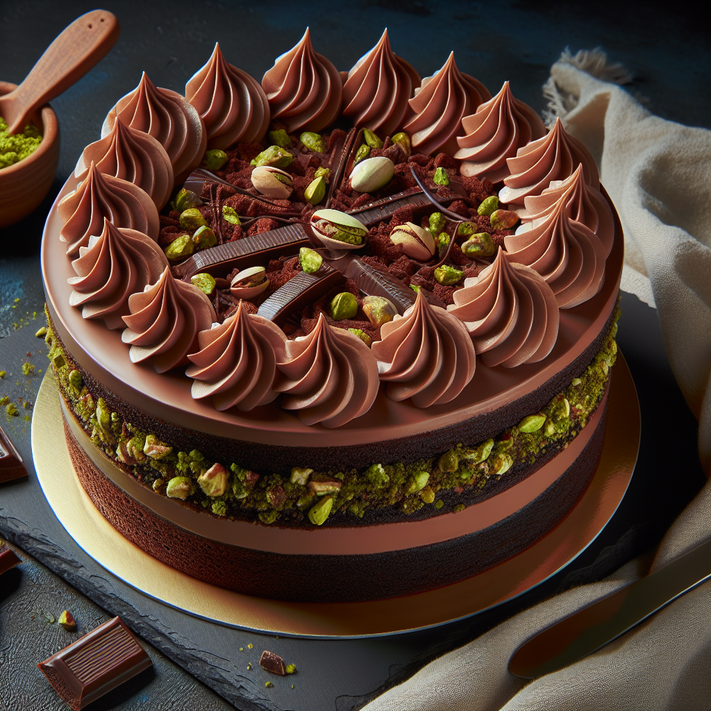 Deliciosa Receita de Bolo de Chocolate com Pistache: Fofinho e Cremoso