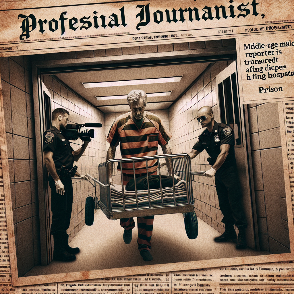 Jornalista Arimatéia Azevedo é levado de volta à penitenciária após alta hospitalar