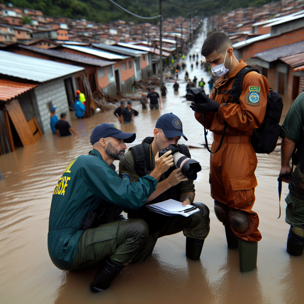 Vistoria das Defesa Civil em Santa Isabel: Avaliação dos Danos Causados pelas Chuvas