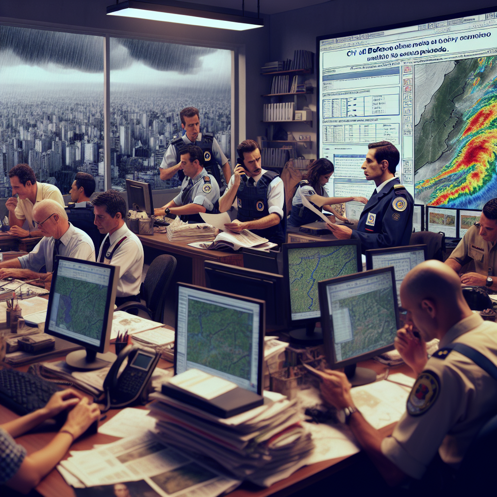 Defesa Civil de São Paulo Emite Alerta de Chuvas Intensas e Mantém Gabinete de Crise