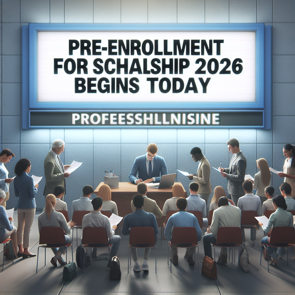 Pré-inscrição para Bolsas de Licenciatura 2026 Começa Hoje