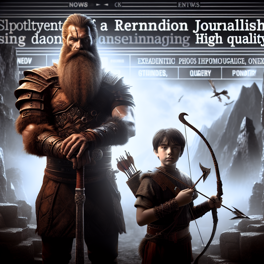 Prime Video Lança Primeira Imagem da Série God of War com Kratos e Atreus