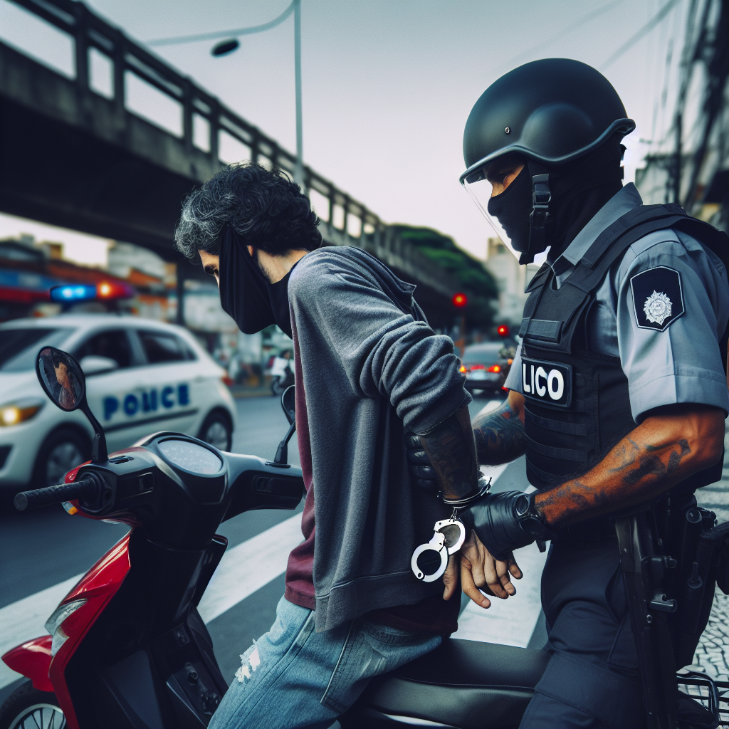Mototaxista Detido em São Luís por Envolvimento em Tráfico de Drogas