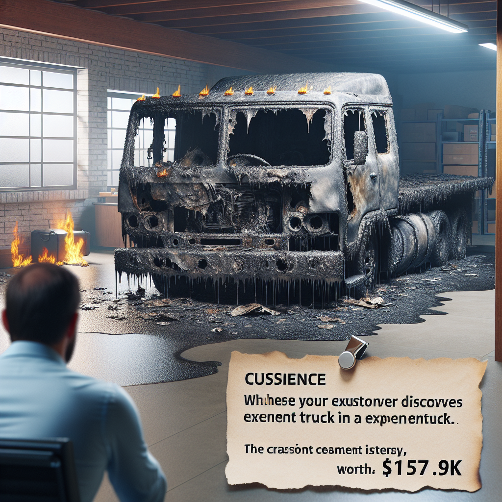 Cliente Descobre Garagem Incendiada Ao Buscar Caminhonete de R$ 157,9 Mil