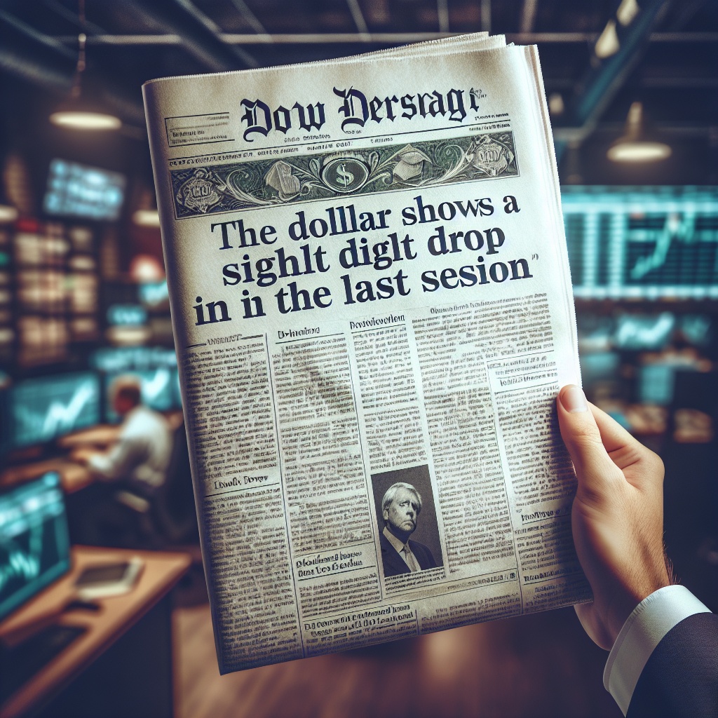 Dólar Apresenta Leve Queda no Último Pregão