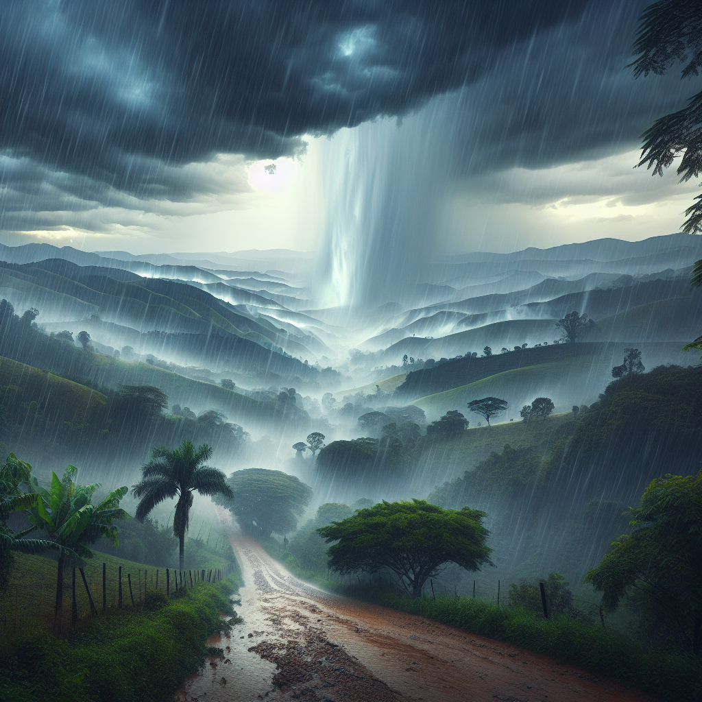 Alerta de Chuva Forte no Sul de Minas; Previsão de Acumulados Acima de 20 mm