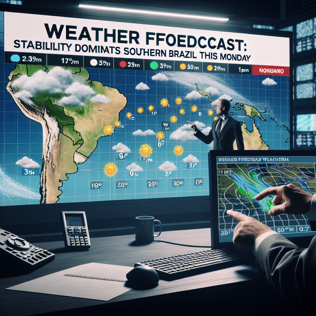 Previsão do Tempo: Estabilidade Predomina no Sul do Brasil nesta Segunda-feira