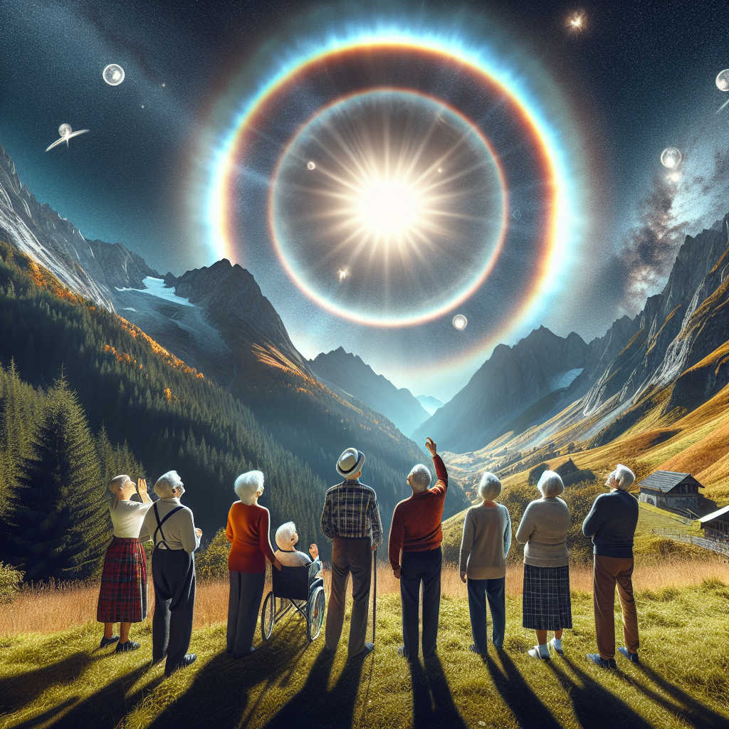 Halo Solar Encanta Moradores da Serra Catarinense com Fenômeno Óptico