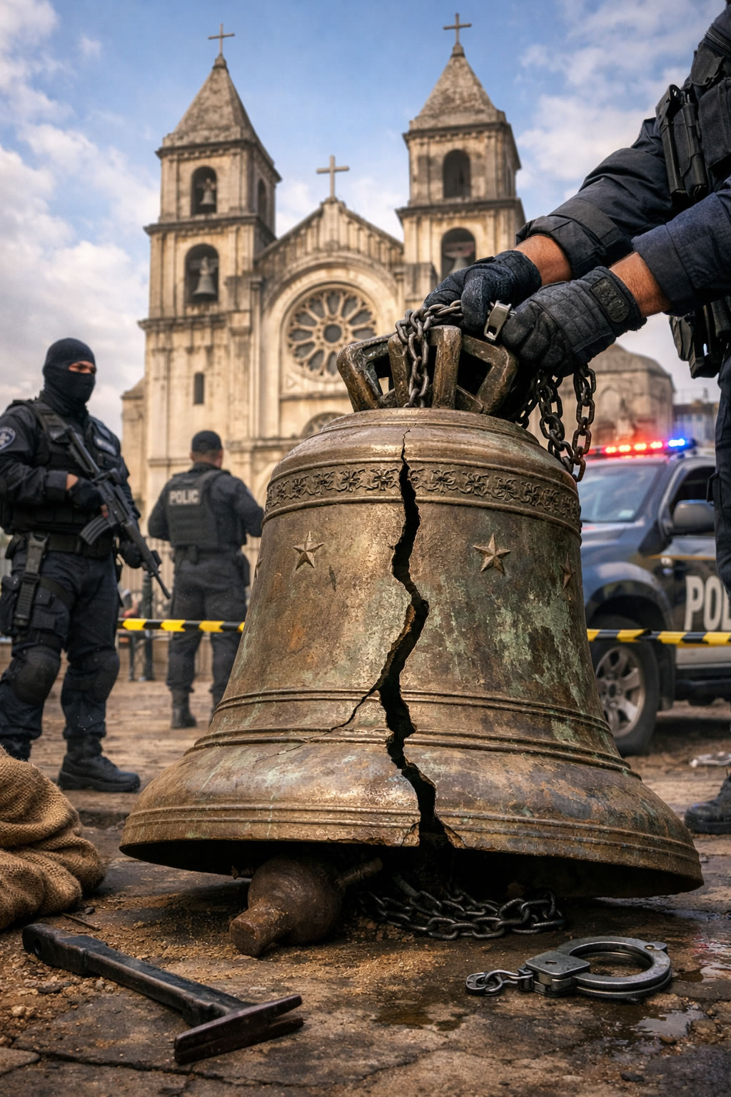 Sino Furtado em Igreja de Fortaleza é Recuperado pela Polícia