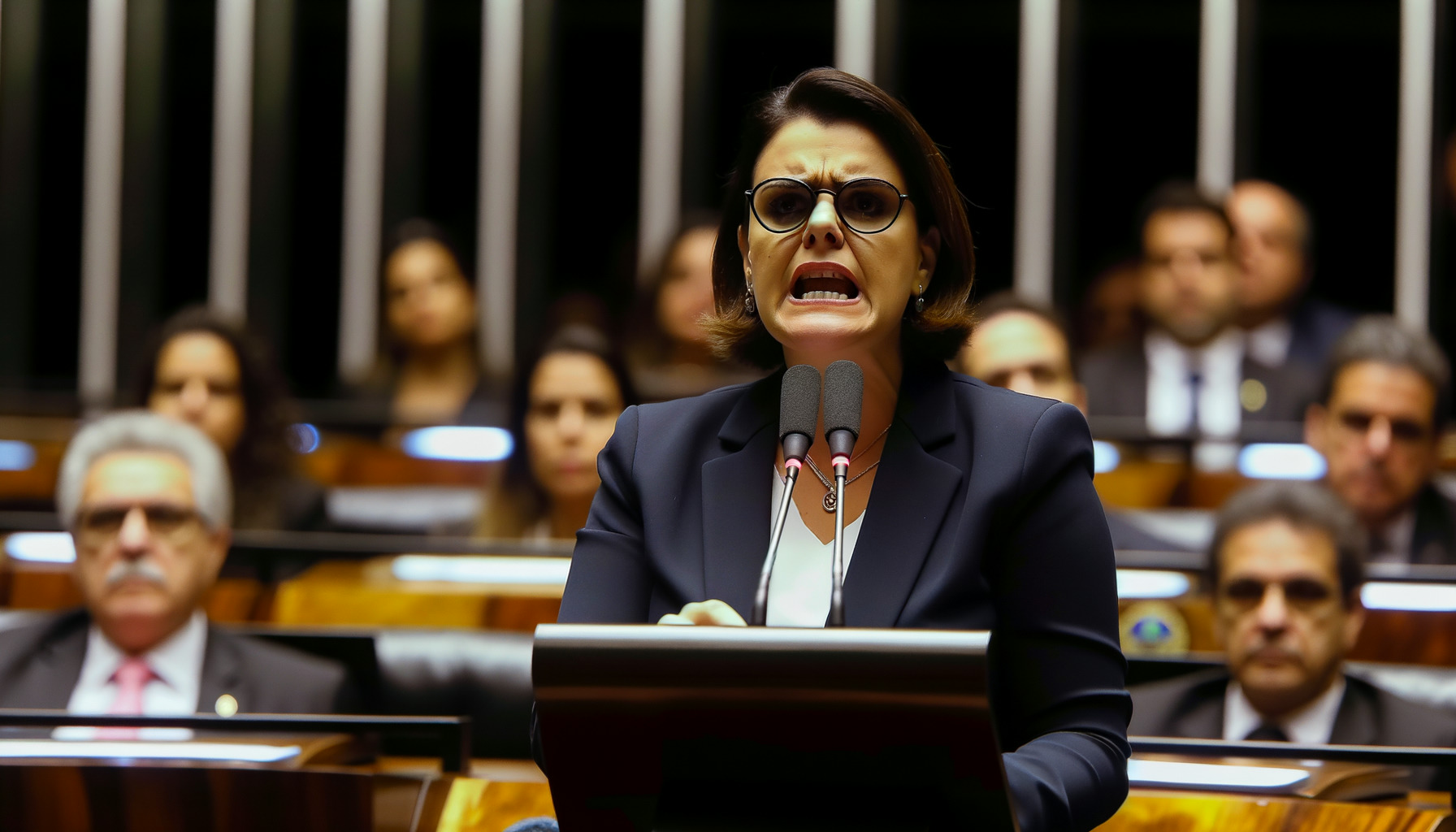 Cassação: Deputados pedem cassação de Fabiana Bolsonaro por blackface na Alesp