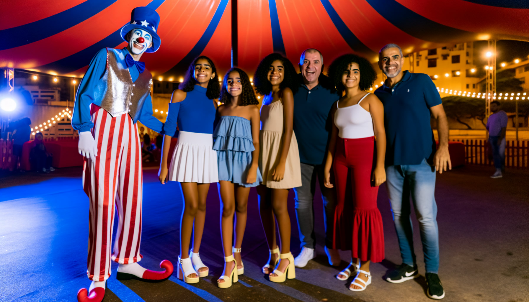 Circo Americano encanta famílias em São Luís no Dia da Felicidade