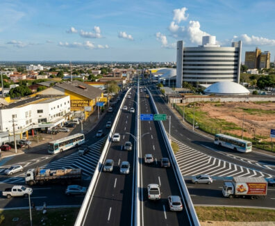 Revitalização: Viaduto revitalizado na capital melhora mobilidade e segurança viária