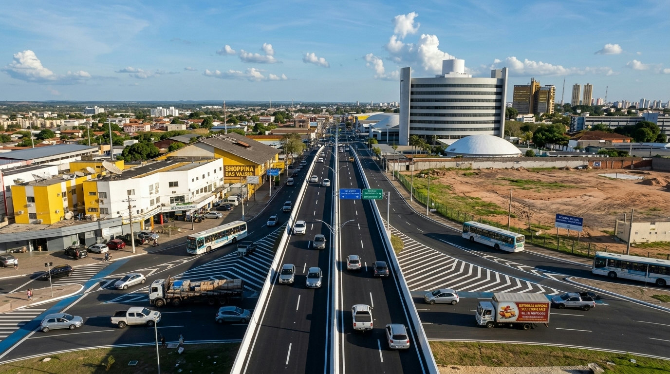 Revitalização: Viaduto revitalizado na capital melhora mobilidade e segurança viária