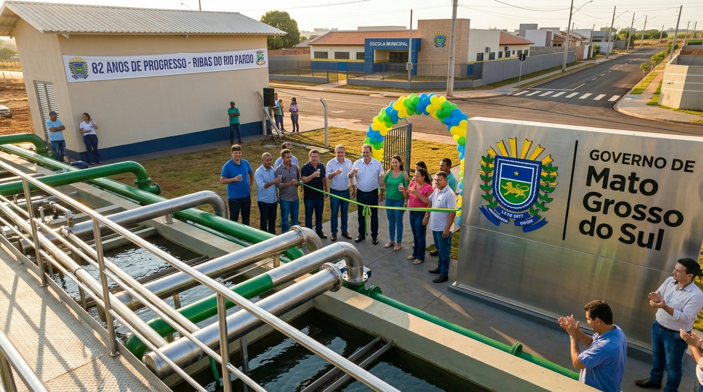 Ribas do Rio Pardo: aniversário marca entrega de obras e novos investimentos