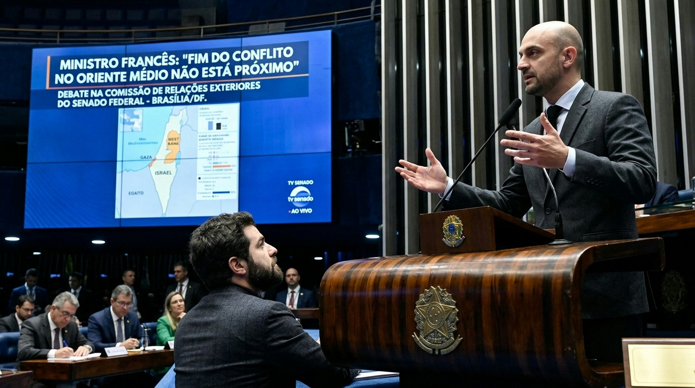 Ministro francês não vê fim próximo para conflito no Oriente Médio