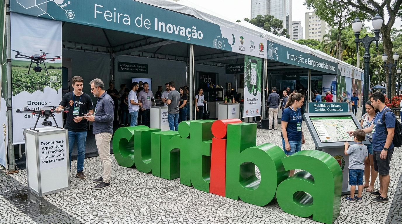 Inovação em Curitiba: feira aproxima tecnologia da população e prepara para evento global