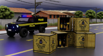 Descaminho de vinhos: PRF apreende carga irregular em rodovia federal