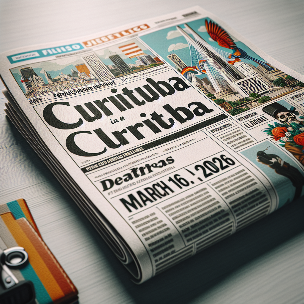 Obituários em Curitiba: Falecimentos Registrados em 16 de Março de 2026