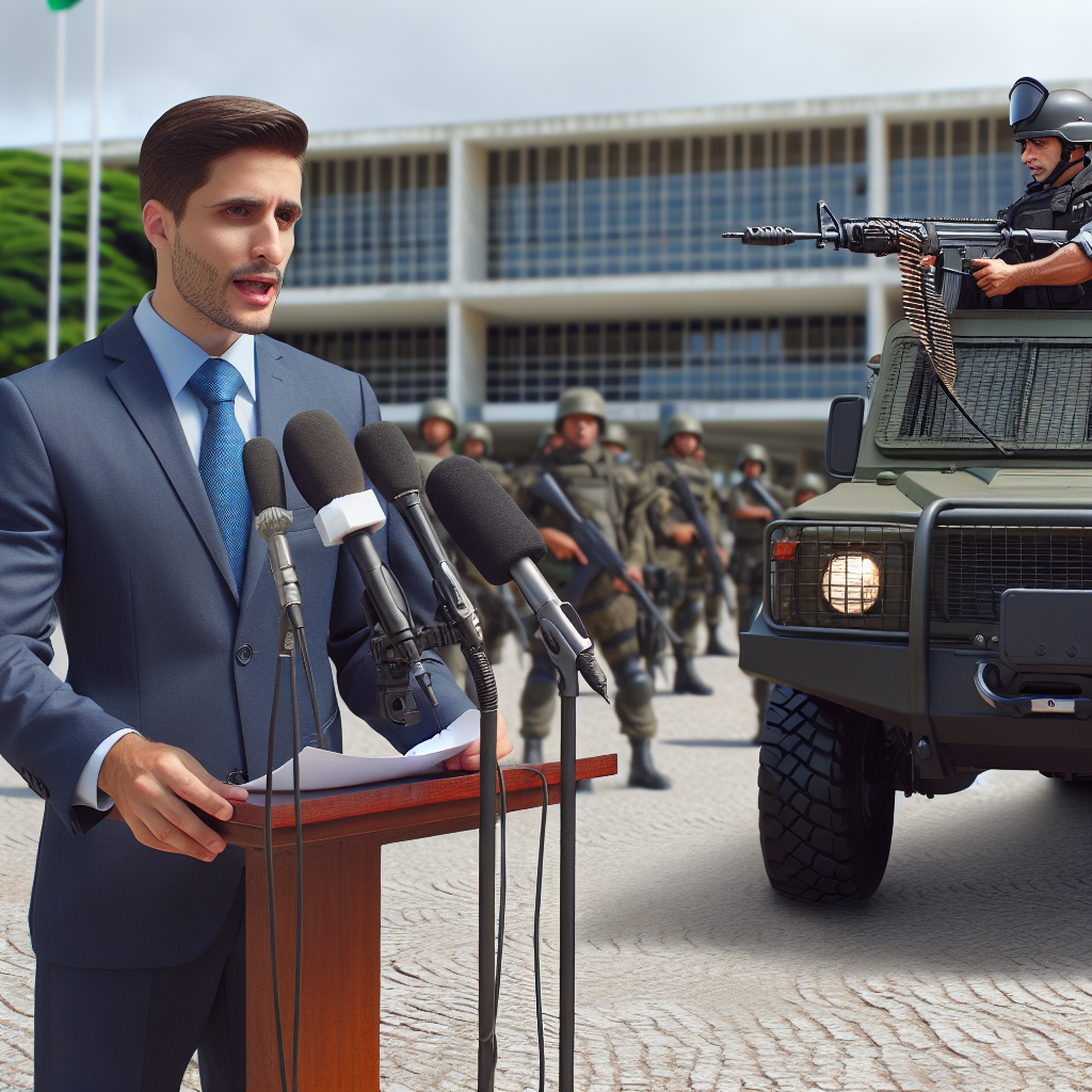 Vice-Governador do Espírito Santo Anuncia Entrega de Fuzis e Viaturas para Polícia Militar