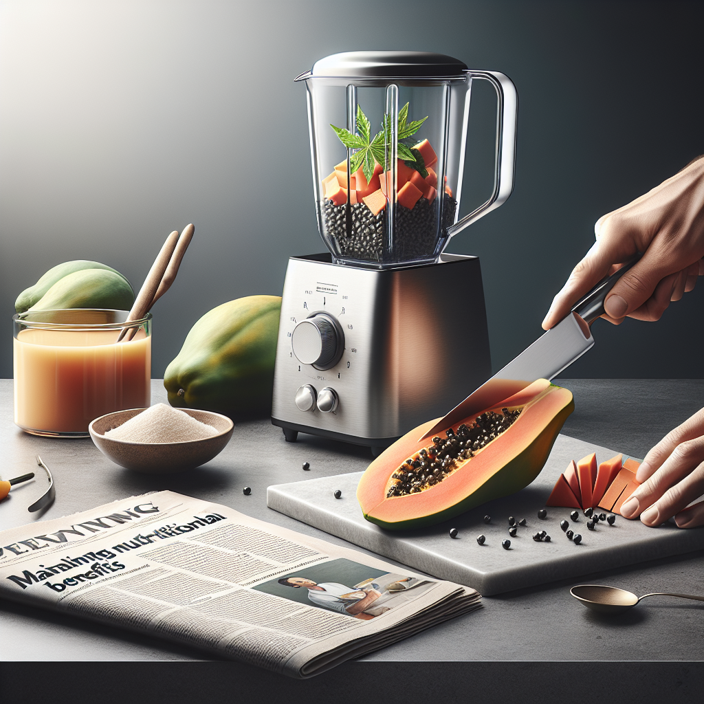 Como Preparar uma Vitamina de Mamão Sem Perder Seus Benefícios Nutricionais