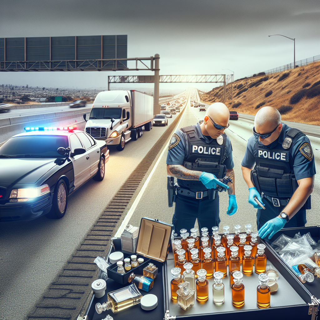 Polícia Rodoviária Federal apreende ampolas de tirzepatida disfarçadas em perfumes na BR-280