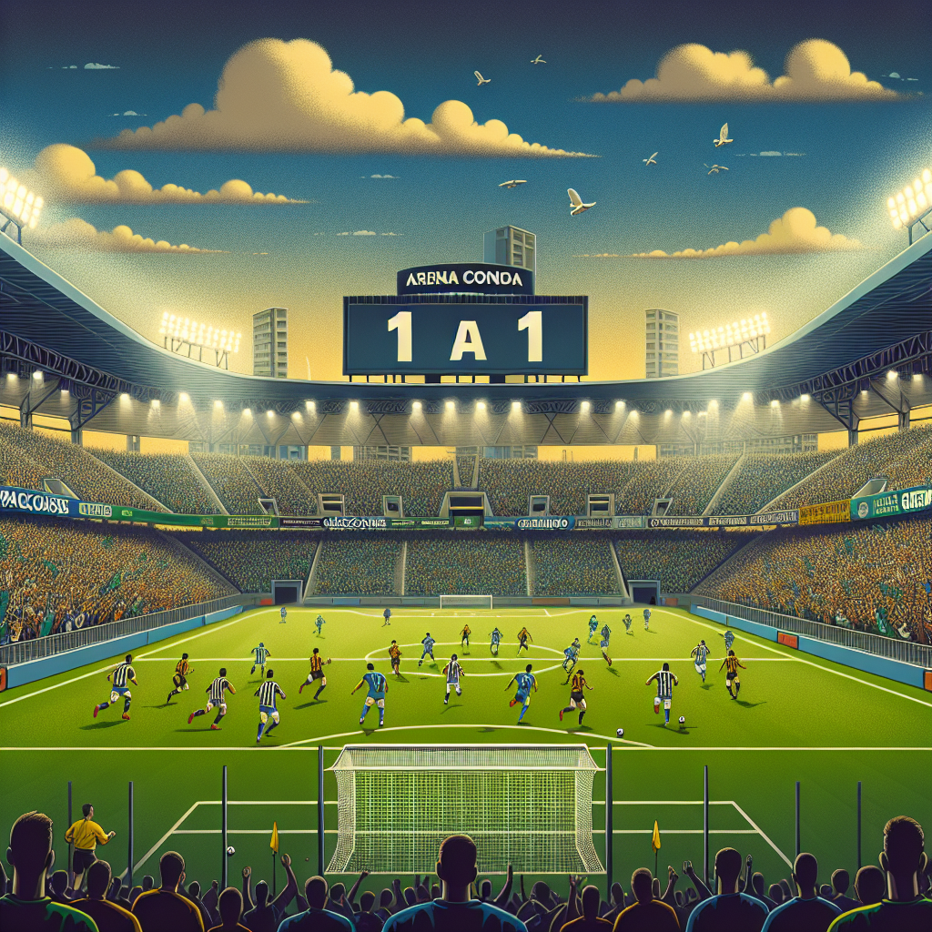 Empate Emocionante na Arena Condá: Chapecoense e Grêmio Terminam em 1 a 1