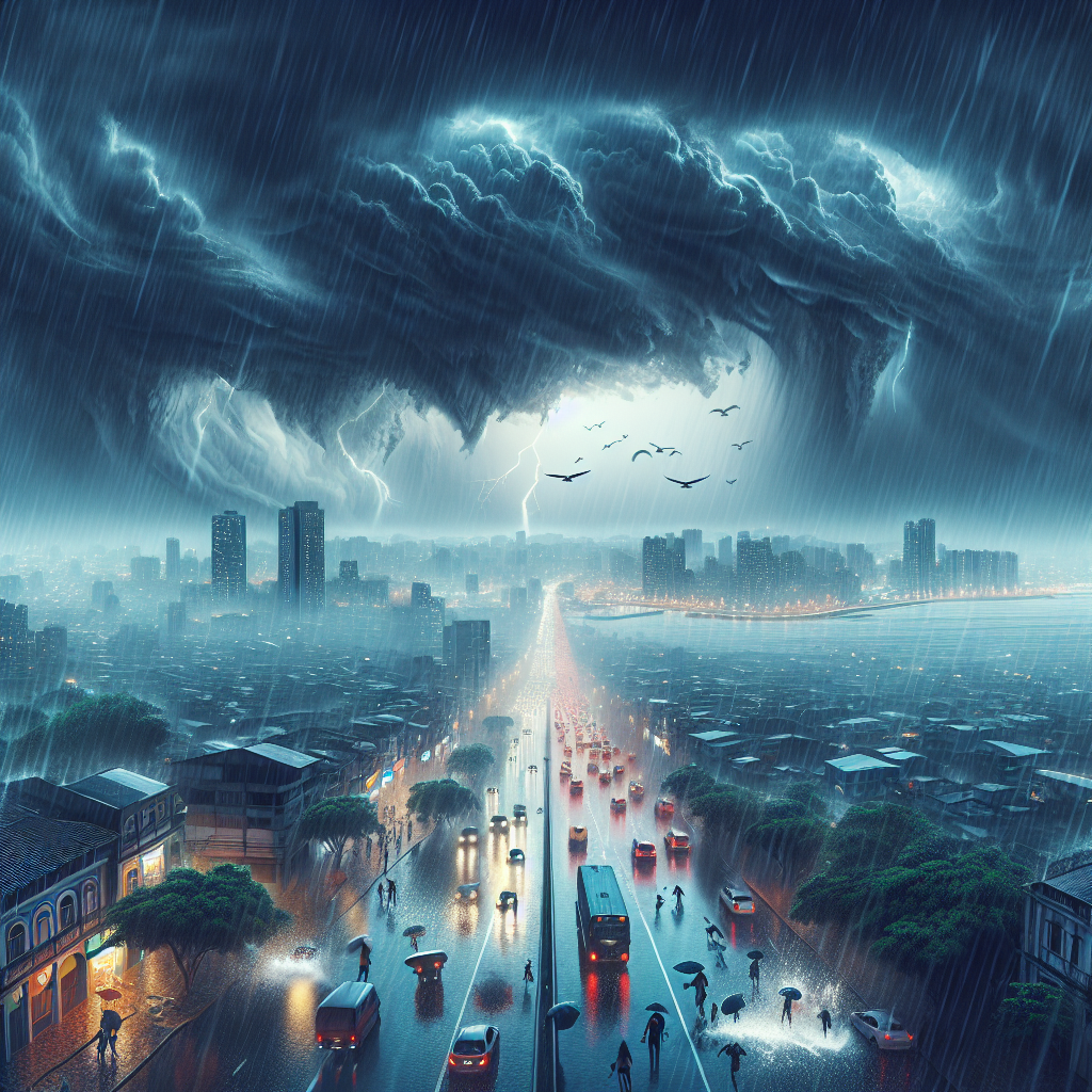 Alerta de Chuvas Intensas no Rio Grande do Norte para Esta Terça-Feira