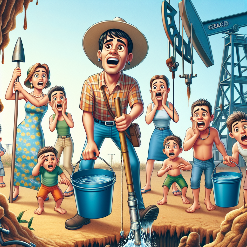 Família cearense descobre possível petróleo enquanto busca por água