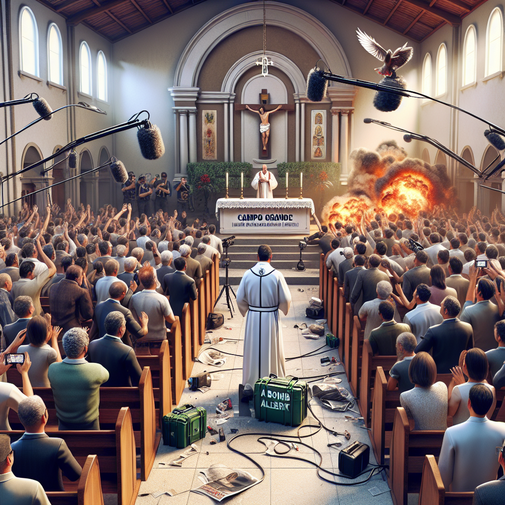 Mal-entendido em Campo Grande: Padre encerra missa após alerta de bomba