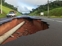 Cratera na MA-245 interrompe via e exige rotas alternativas no Maranhão após temporal