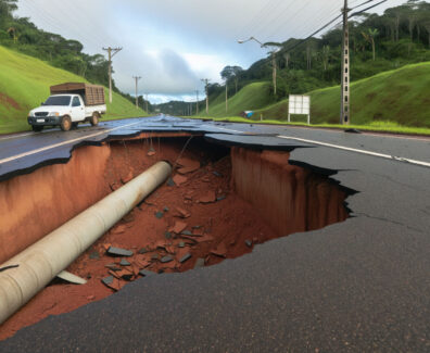 Cratera na MA-245 interrompe via e exige rotas alternativas no Maranhão após temporal