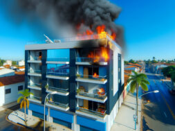 Queda de avião em Capão da Canoa provoca incêndio e causa três mortes