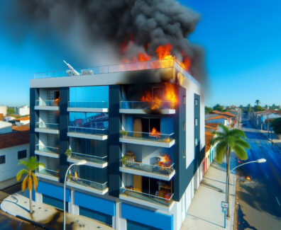 Queda de avião em Capão da Canoa provoca incêndio e causa três mortes