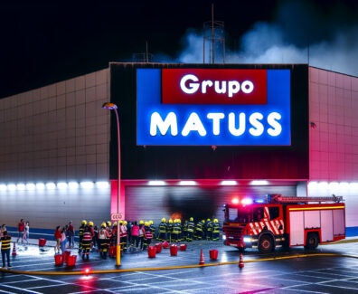 Chamas em depósito de supermercado na Cohama: suspeita de falha elétrica investigada