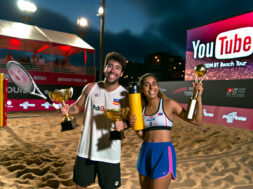 Beach Tennis celebra vitória de Augusto Neto em etapa mundial