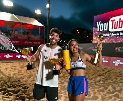 Beach Tennis celebra vitória de Augusto Neto em etapa mundial