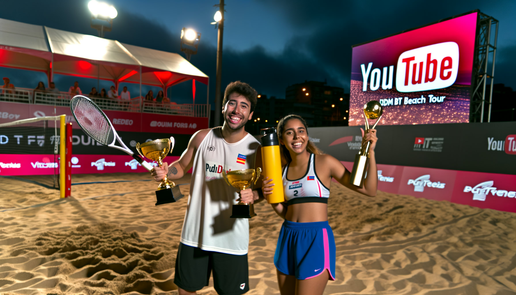 Beach Tennis celebra vitória de Augusto Neto em etapa mundial