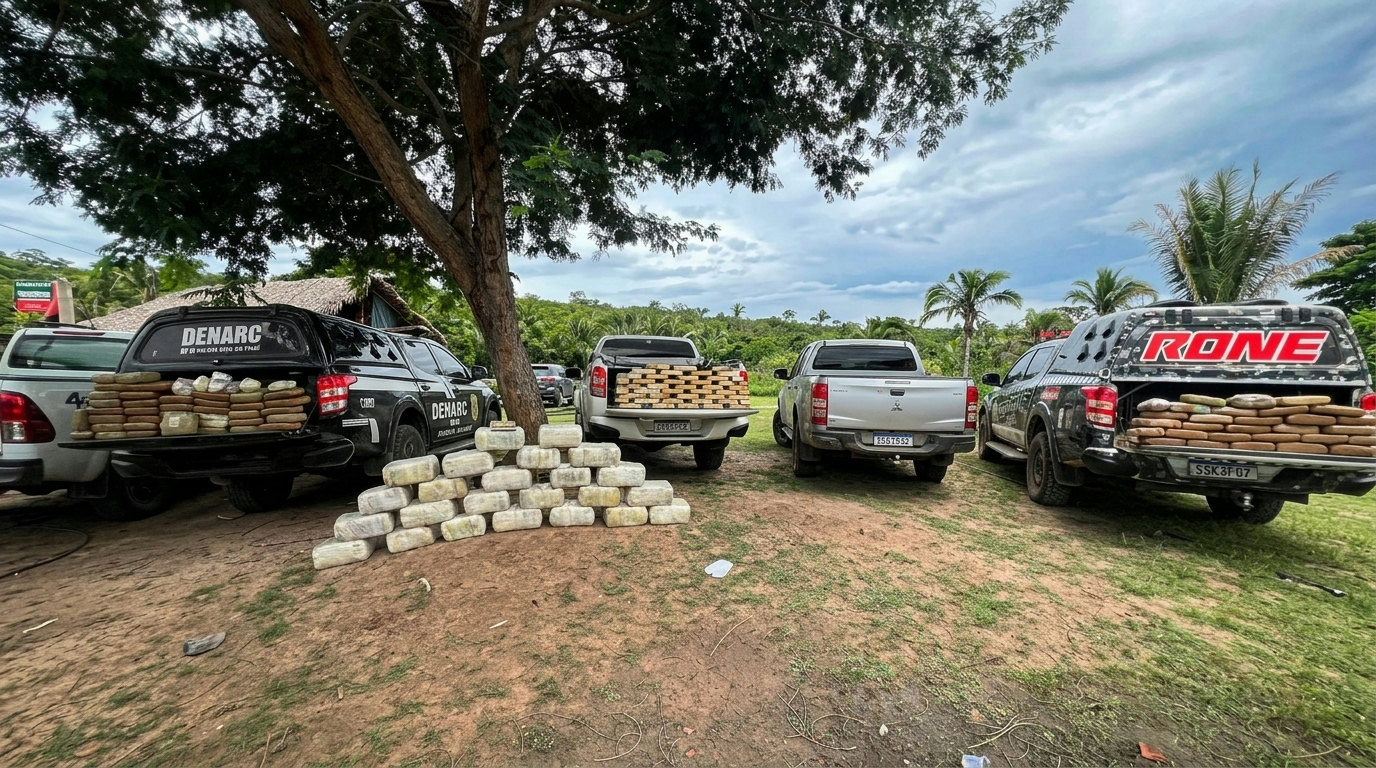 Apreensão de drogas em sítio do Maranhão desarticula rota de abastecimento para Teresina