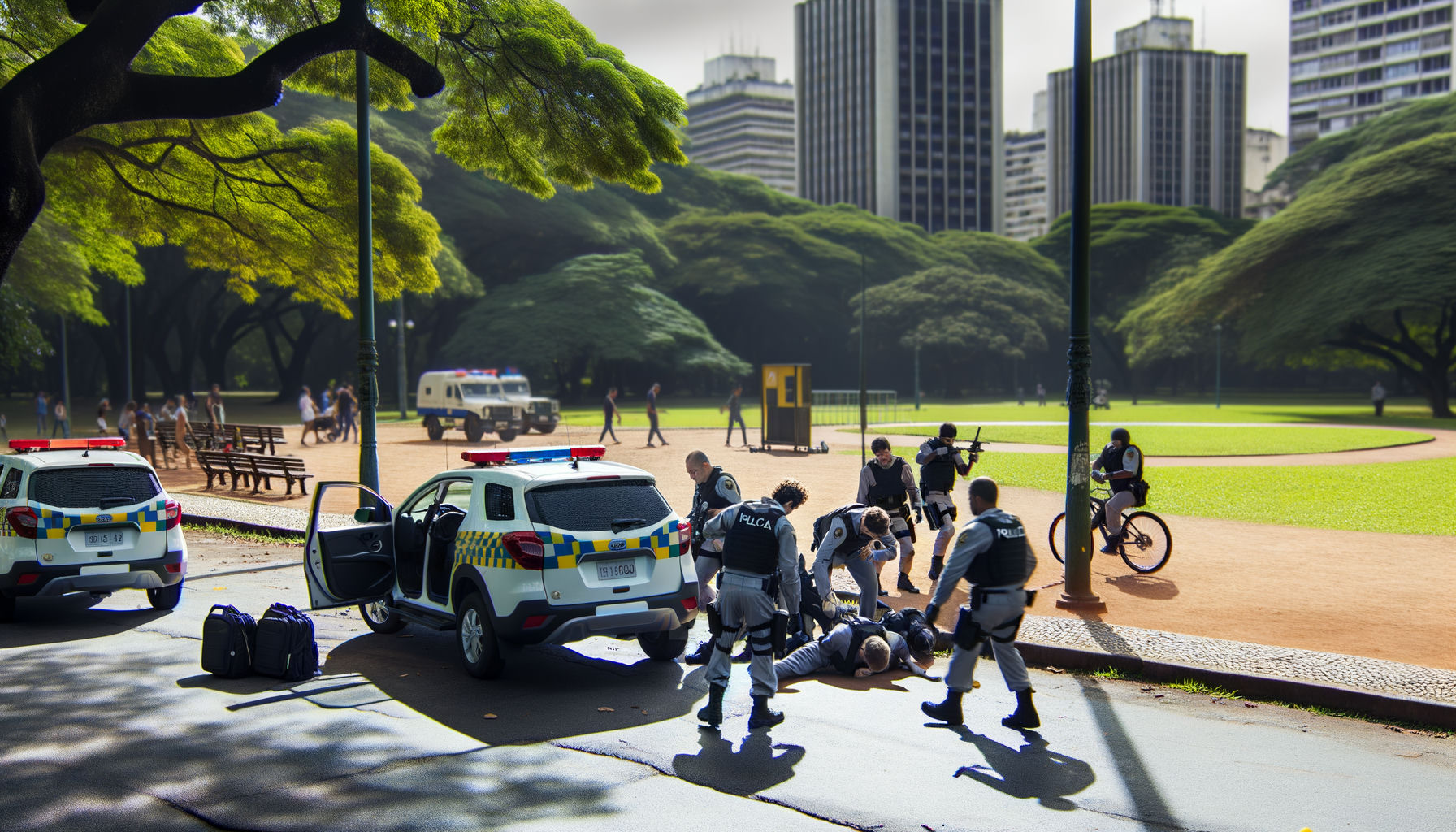 Operação policial intensifica segurança no Parque Bruno Covas em SP