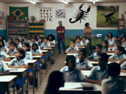 Projeto da Funed visa prevenir acidentes com escorpiões em escolas