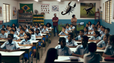 Projeto da Funed visa prevenir acidentes com escorpiões em escolas