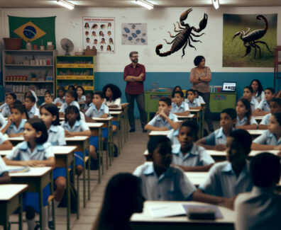 Projeto da Funed visa prevenir acidentes com escorpiões em escolas