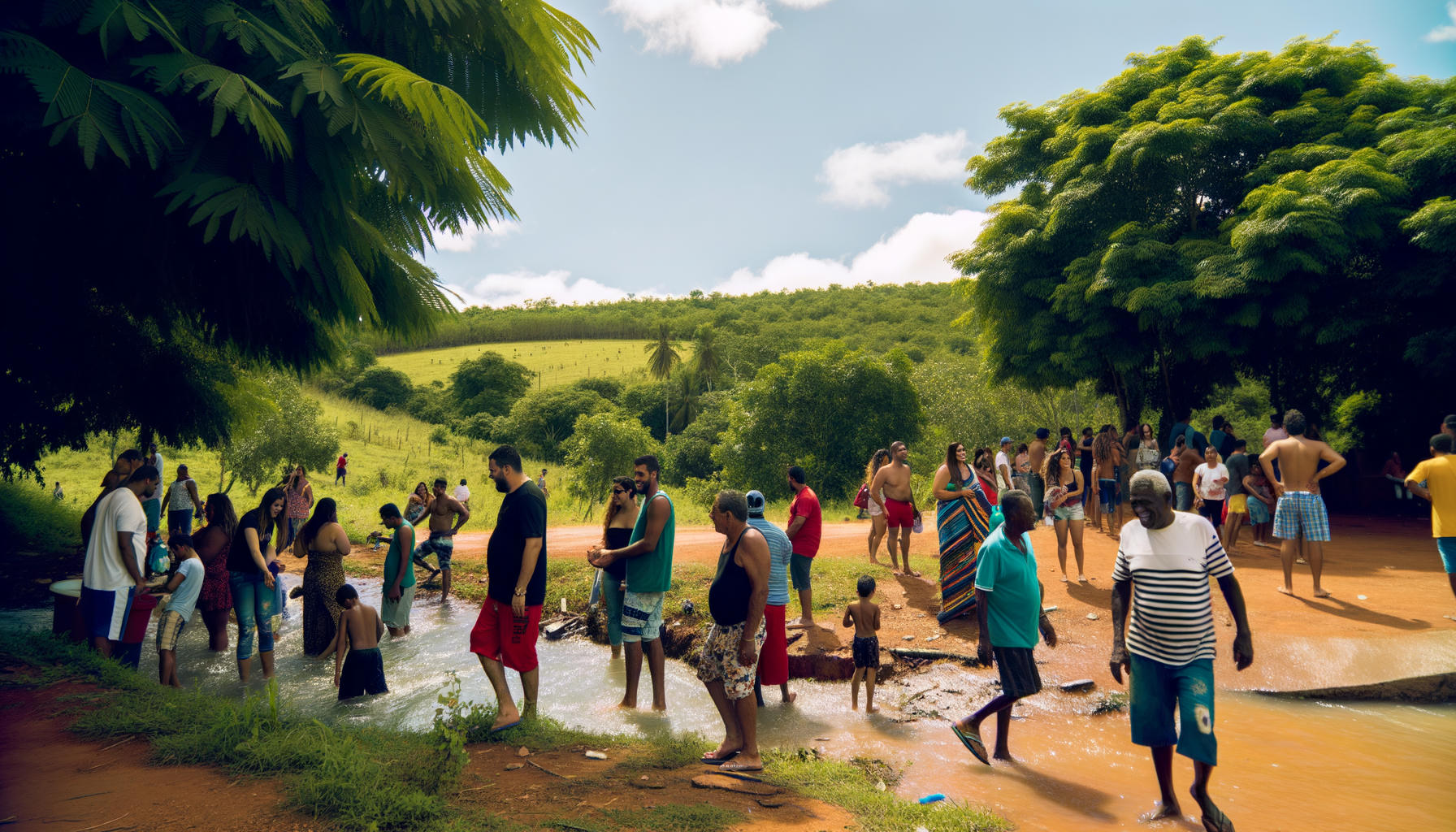 Comunidade quilombola de Oeiras recebe passagem molhada com investimento significativo